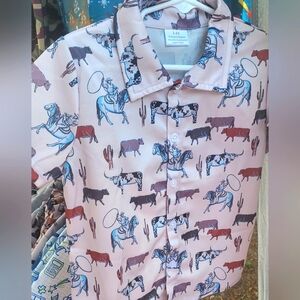 Boys Cowboy Shirt Size 3-4 Toddler
